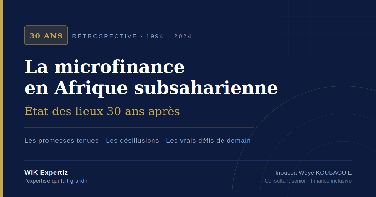 conseil microfinance Burkina Faso WiK Expertiz