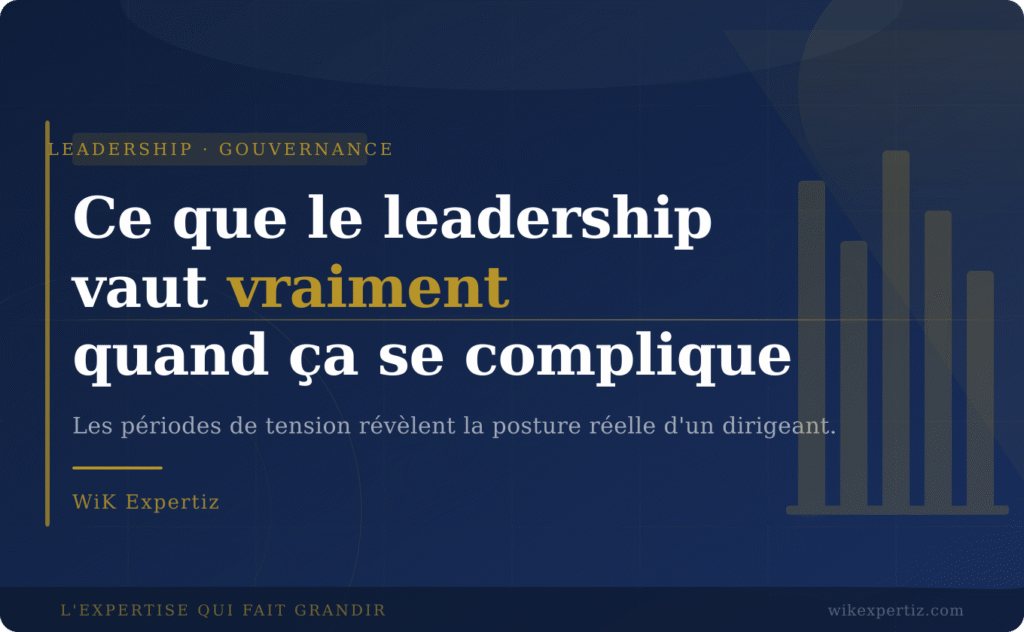 Leadership en période de crise : ce que ça révèle vraiment